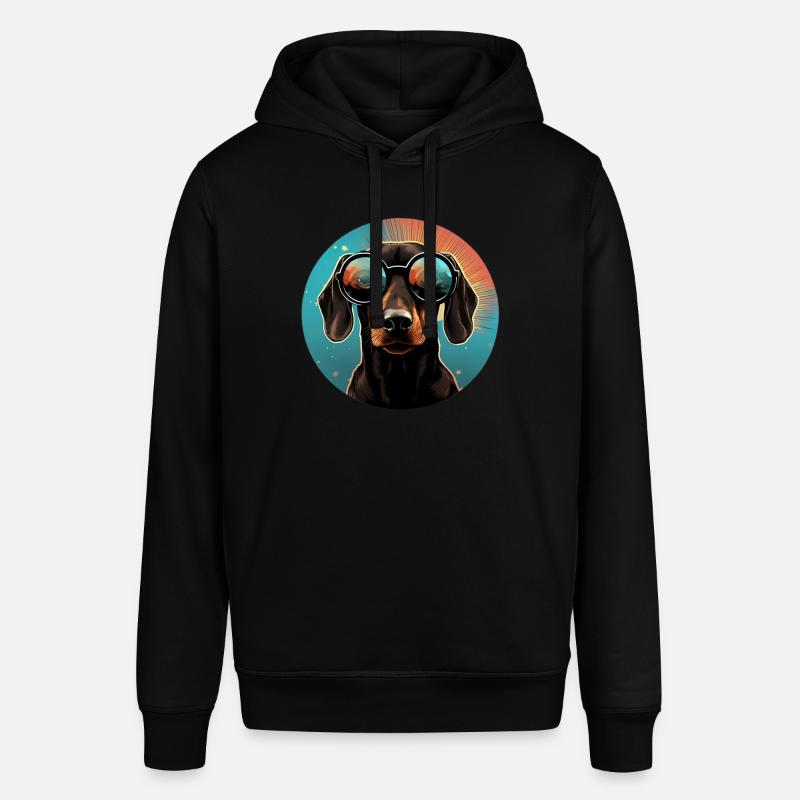 Teckel Cool - Chien teckel - Sweat à capuche SOUNDER Stanley/Stella Unisexe - noir