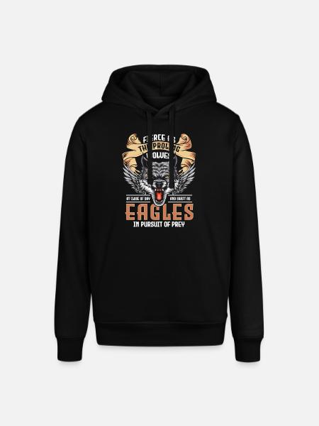 Wolf Tier Mystik Wolfpack - Stanley/Stella Unisex Hoodie SOUNDER - Schwarz