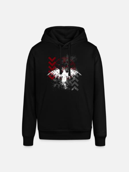 Trash Polka Trash Cool Motif - Stanley/Stella SOUNDER Unisex Hoodie - black