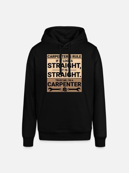 Charpentier, Menuisier, Bûcheron, Menuiserie, Drôle - Sweat à capuche SOUNDER Stanley/Stella Unisexe - noir