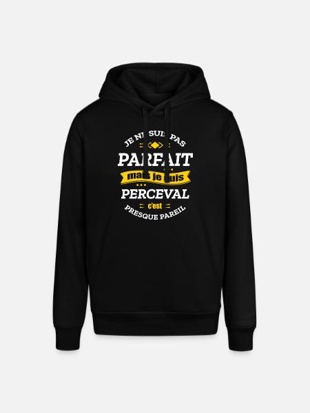 PERCEVAL PARFAIT - PRENOM PERCEVAL - Sweat à capuche SOUNDER Stanley/Stella Unisexe - noir