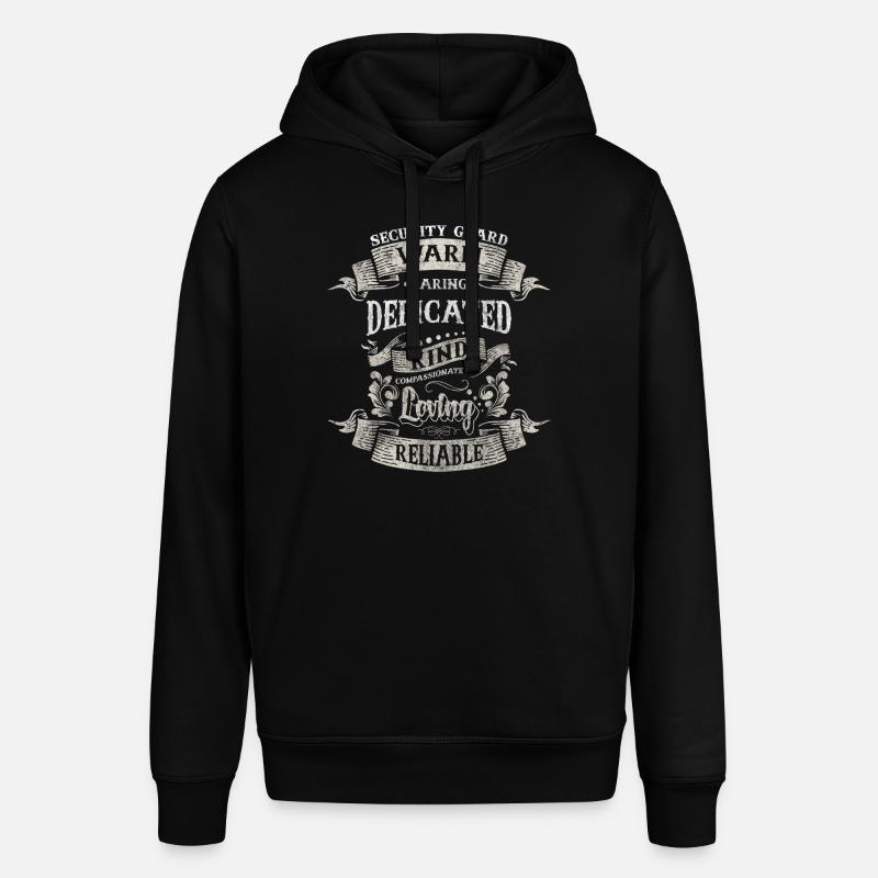Sécurité, Sécurité, Ordre, Garde - Sweat à capuche SOUNDER Stanley/Stella Unisexe - noir