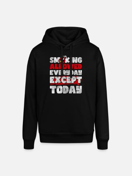 Seeking Winner Discipline Not Smoking - Stanley/Stella SOUNDER Unisex Hoodie - black
