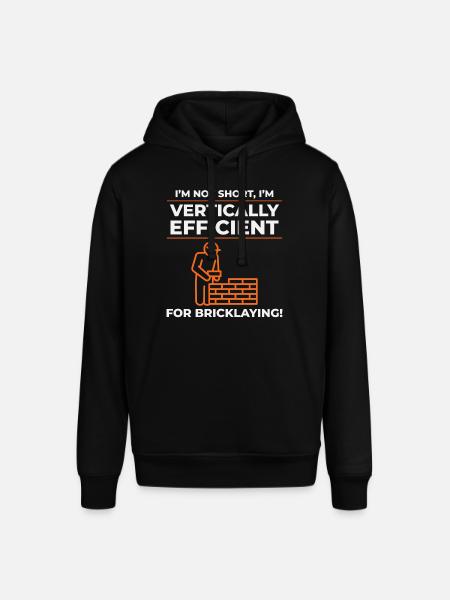 Bricklayer Bricklaying Vertical Efficiency Job - Stanley/Stella SOUNDER Unisex Hoodie - black