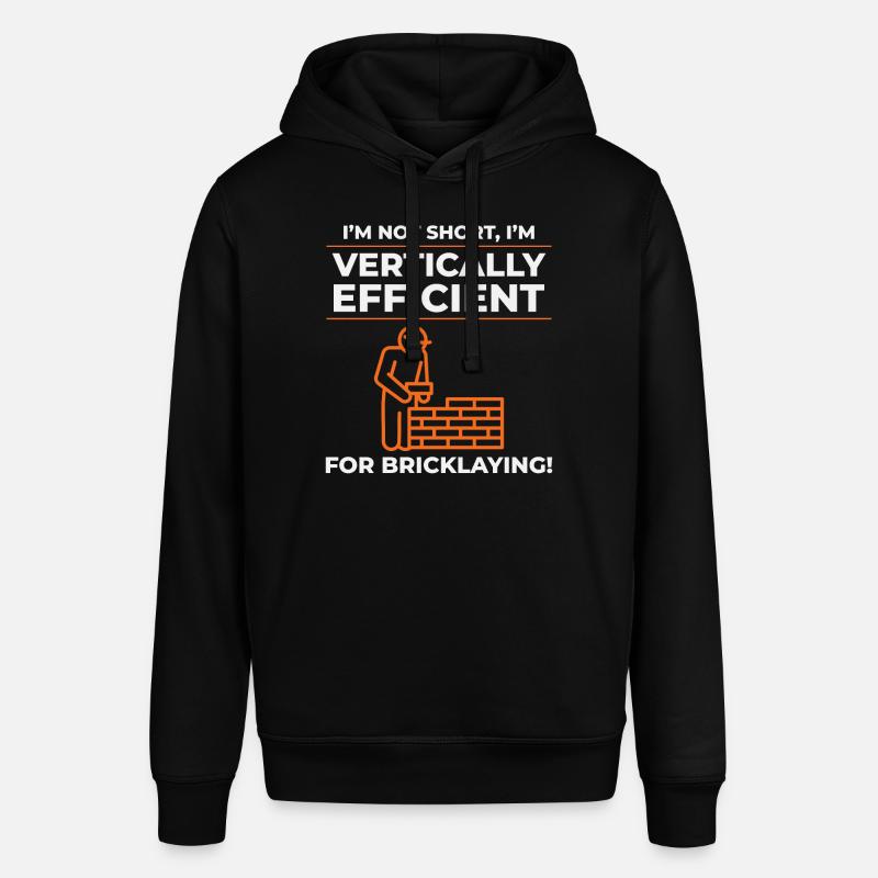 Bricklayer Bricklaying Vertical Efficiency Job - Stanley/Stella SOUNDER Unisex Hoodie - black