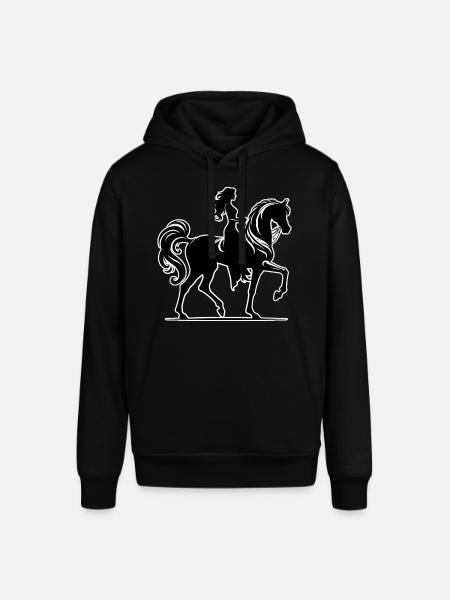 Arabisches Pferd Frau - Stanley/Stella Unisex Hoodie SOUNDER - Schwarz