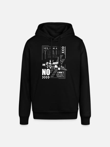 Train Driver Train Leading - Stanley/Stella SOUNDER Unisex Hoodie - black