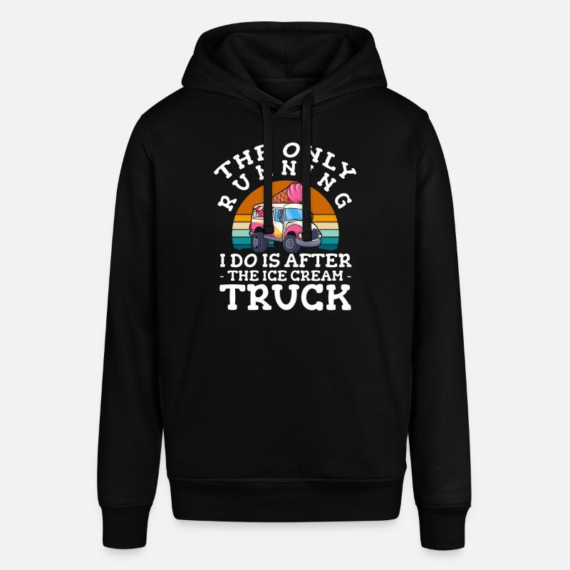 Eiswaffel Eisdiele Nachtisch Softeis - Stanley/Stella Unisex Hoodie SOUNDER - Schwarz
