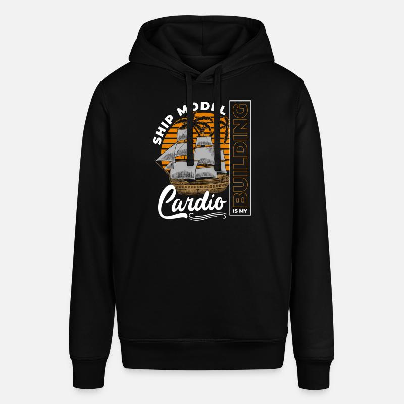 Modélisme Bateau Modèle Ancre D’eau - Sweat à capuche SOUNDER Stanley/Stella Unisexe - noir