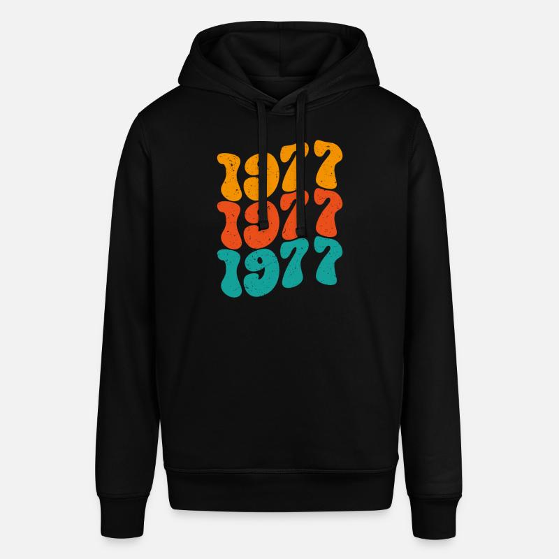 Millésime 1977 - Sweat à capuche SOUNDER Stanley/Stella Unisexe - noir