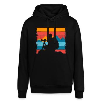 Fotografie Naturfotografie Spiegelreflexkamera - Stanley/Stella Unisex Hoodie SOUNDER - Schwarz - Vorne - Alina (178cm) & Michal (187cm)