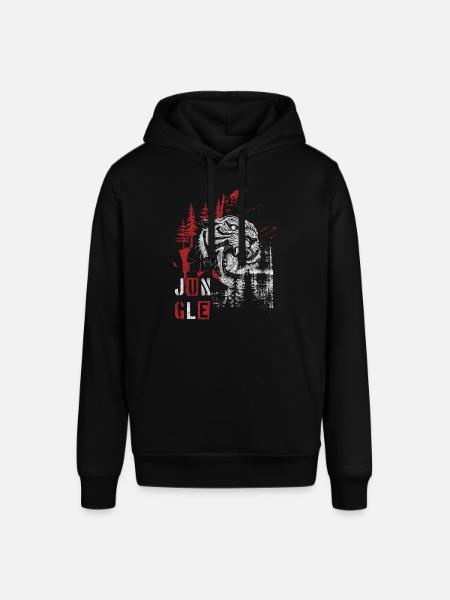 Style Modern Red Polka - Stanley/Stella SOUNDER Unisex Hoodie - black