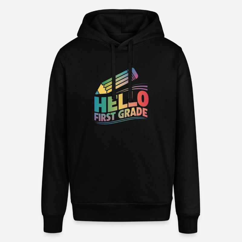 Hello First Grade - Stanley/Stella Unisex Hoodie SOUNDER - Schwarz