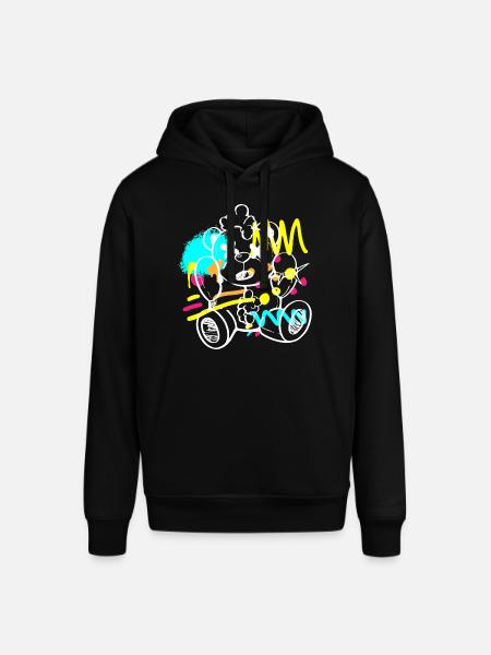 Urban Mauer Breakdance Streetmind - Stanley/Stella SOUNDER Unisex Hoodie - black