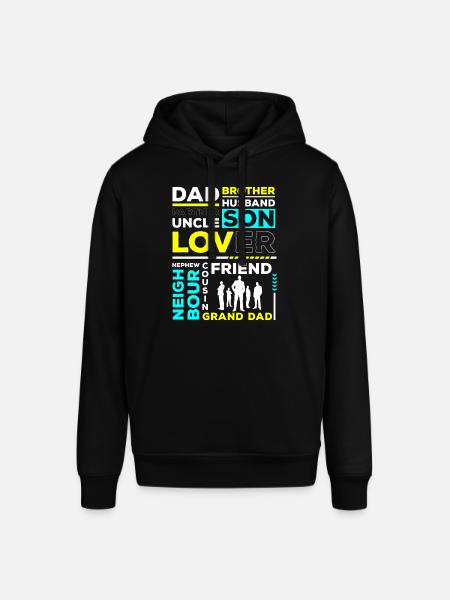 Men Role Model Boyfriend Gift - Stanley/Stella SOUNDER Unisex Hoodie - black