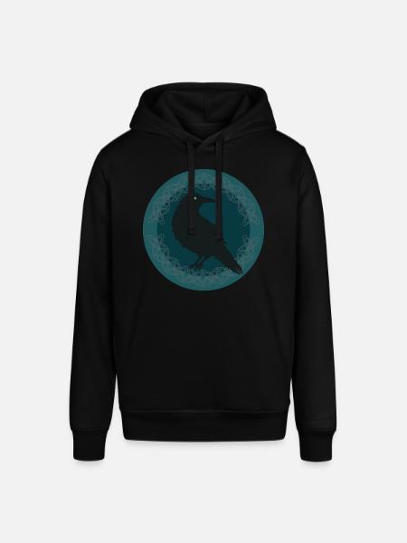 Raven Celtic - Stanley/Stella SOUNDER Unisex Hoodie - black