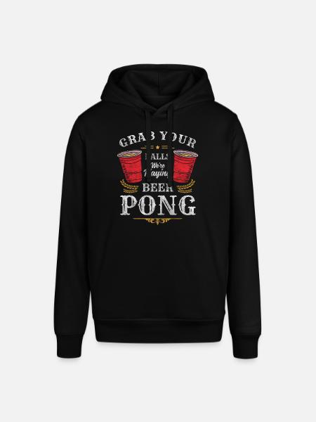 Pong Trinkspiel Gewinner Schnaps - Stanley/Stella Unisex Hoodie SOUNDER - Schwarz