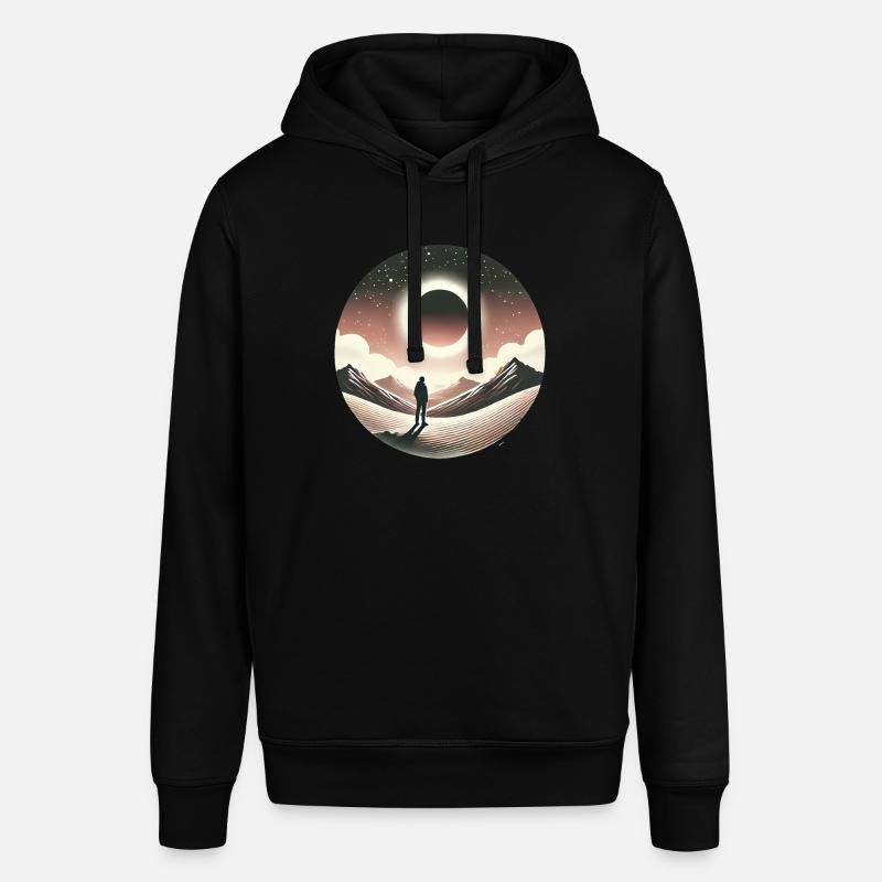 Conception de silhouette Eclipse Gaze - Sweat à capuche SOUNDER Stanley/Stella Unisexe - noir