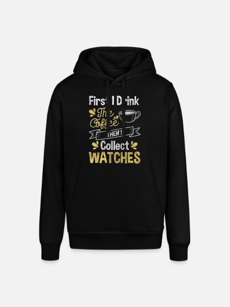Watch Collectible Time Oldschool - Stanley/Stella SOUNDER Unisex Hoodie - black