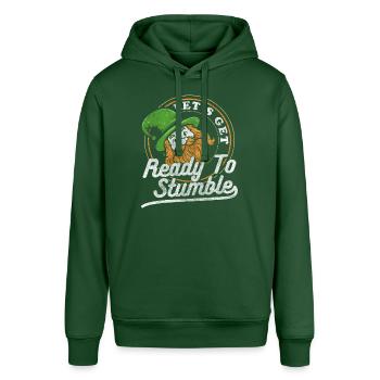 Pub Bier Glück Irisch - Stanley/Stella Unisex Hoodie SOUNDER - Flaschengrün - Vorne - Alina (178cm) & Michal (187cm)