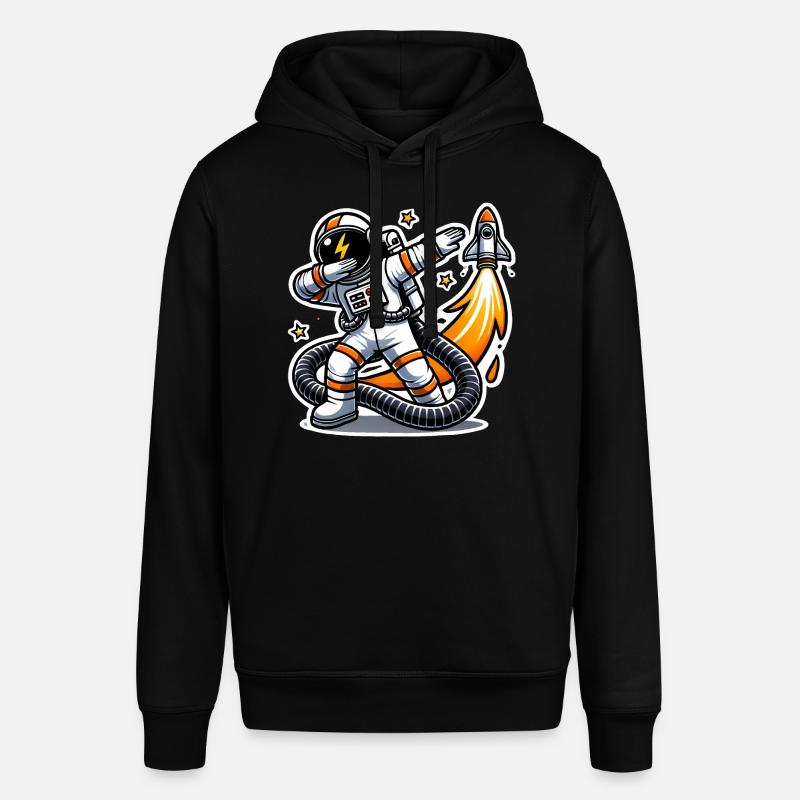 Drôle Dabbing astronaute conception spatiale - Sweat à capuche SOUNDER Stanley/Stella Unisexe - noir