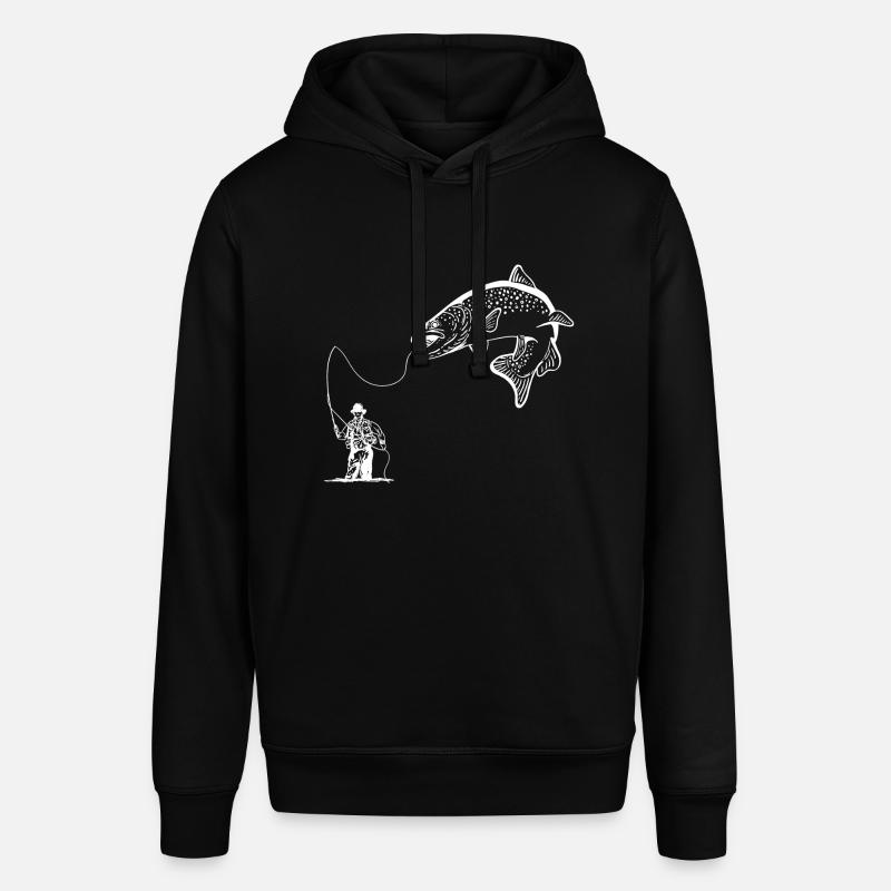 Pêcheurs à la ligne - Sweat à capuche SOUNDER Stanley/Stella Unisexe - noir