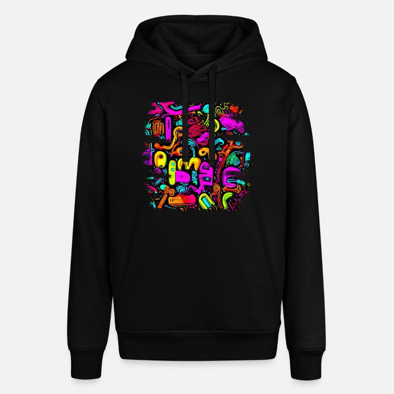 Neon Stil UV House Style - Sweat à capuche SOUNDER Stanley/Stella Unisexe - noir
