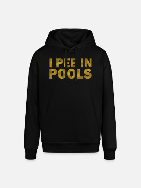 I Pee In Pools - Stanley/Stella SOUNDER Unisex Hoodie - black
