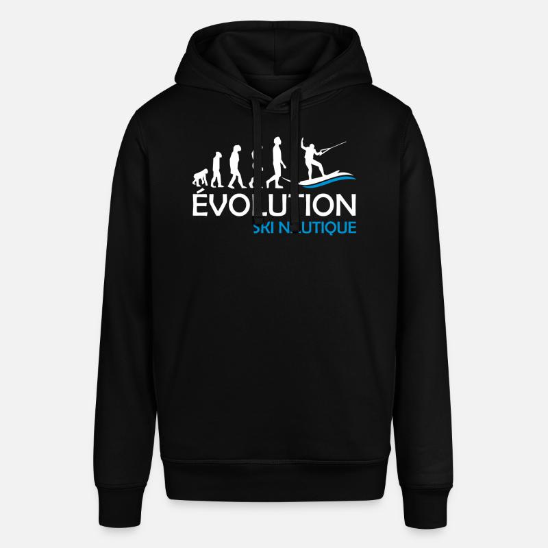 évolution ski nautique - Sweat à capuche SOUNDER Stanley/Stella Unisexe - noir