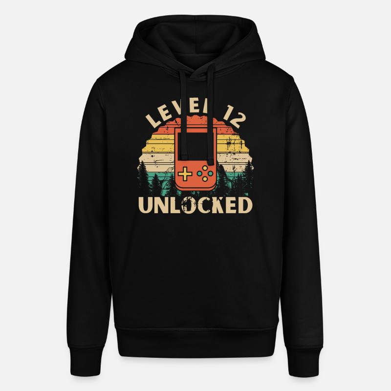 Level 12 Unlocked - Sweat à capuche SOUNDER Stanley/Stella Unisexe - noir