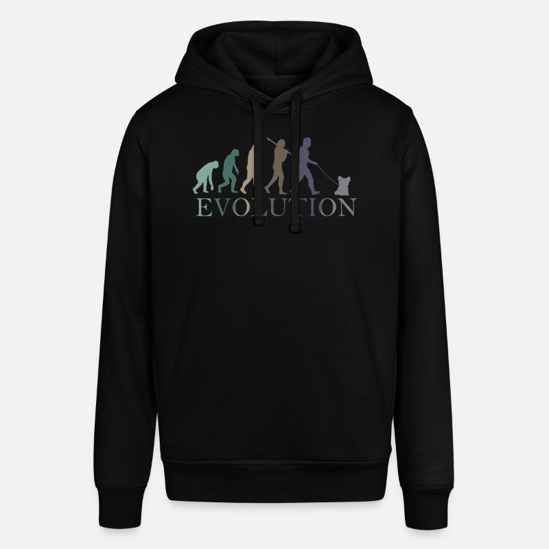 EVOLUTION Yorkshire Terrier - Stanley/Stella Unisex Hoodie SOUNDER - Schwarz