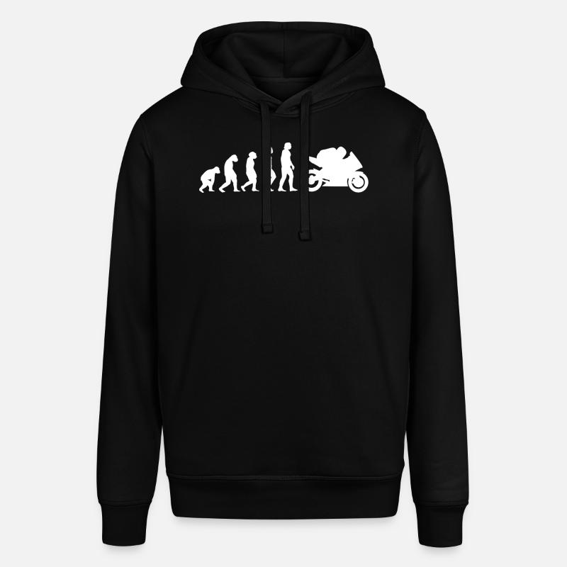 Motorrad Evolution - Stanley/Stella Unisex Hoodie SOUNDER - Schwarz