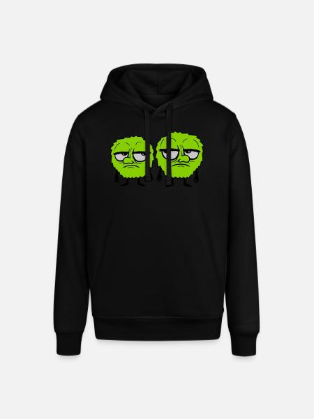 2 Monsters Roll Eyes - Stanley/Stella SOUNDER Unisex Hoodie - black