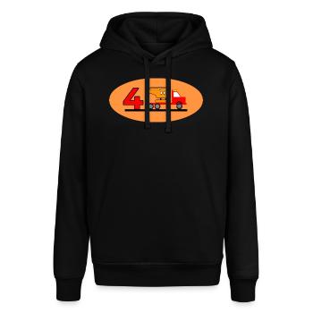 Truck - Stanley/Stella Unisex Hoodie SOUNDER - Schwarz - Vorne - Alina (178cm) & Michal (187cm)