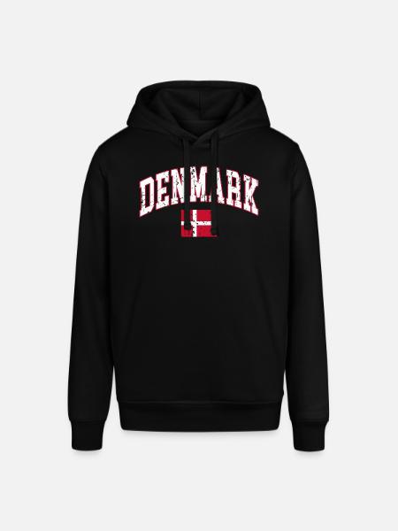 Danemark drapeau Danemark - Sweat à capuche SOUNDER Stanley/Stella Unisexe - noir
