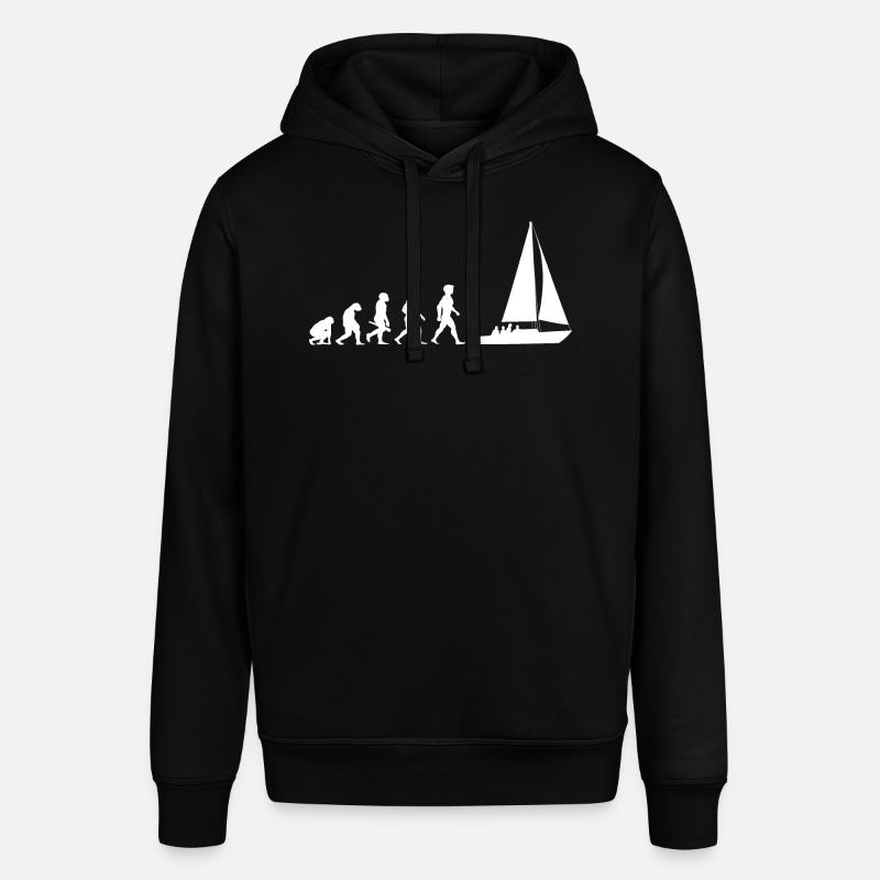 Voilier d'évolution voilier - Sweat à capuche SOUNDER Stanley/Stella Unisexe - noir