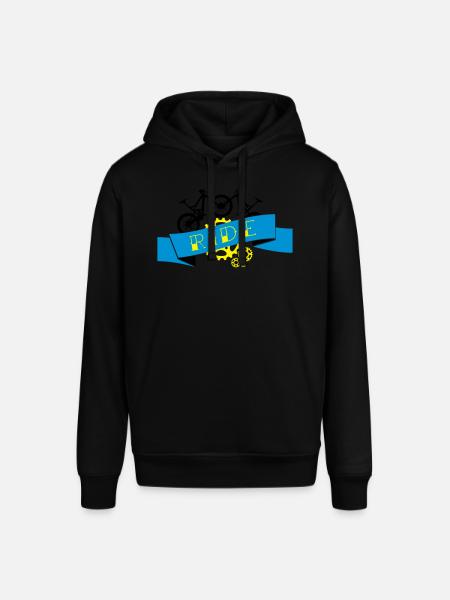 Mountain Biking - Downhill Ride Compilation - Stanley/Stella SOUNDER Unisex Hoodie - black