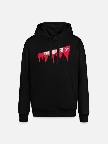 zombie hunter Halloween Quote - Stanley/Stella SOUNDER Unisex Hoodie - black