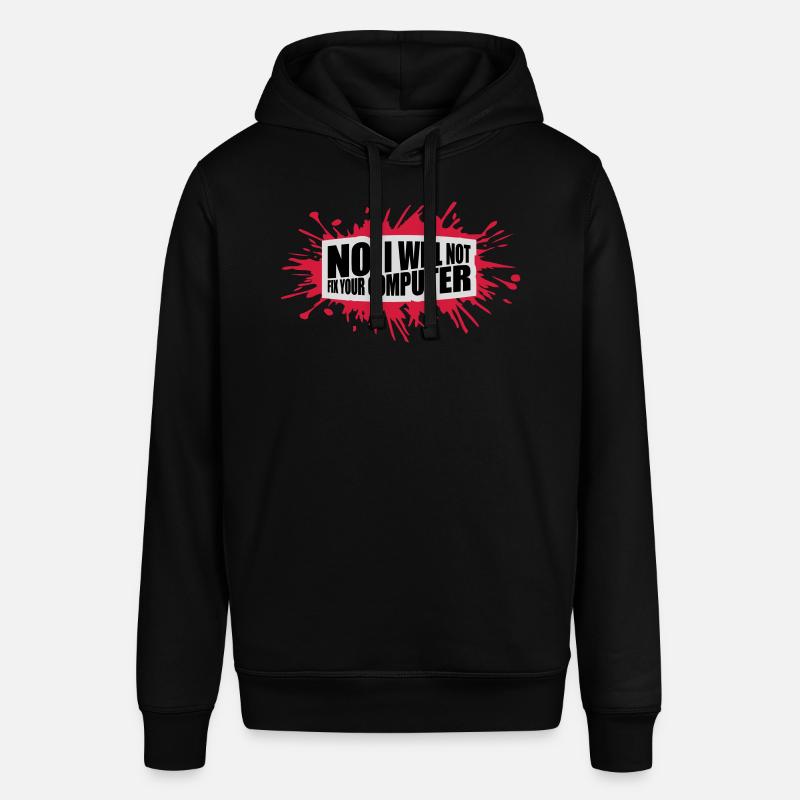 not fix your computer - Stanley/Stella Unisex Hoodie SOUNDER - Schwarz