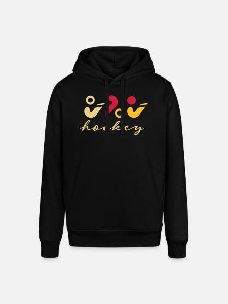 Hockey logo - Stanley/Stella SOUNDER Unisex Hoodie - black