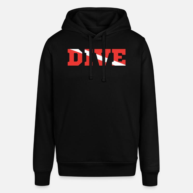 Plongée Plongeur Scuba - Sweat à capuche SOUNDER Stanley/Stella Unisexe - noir