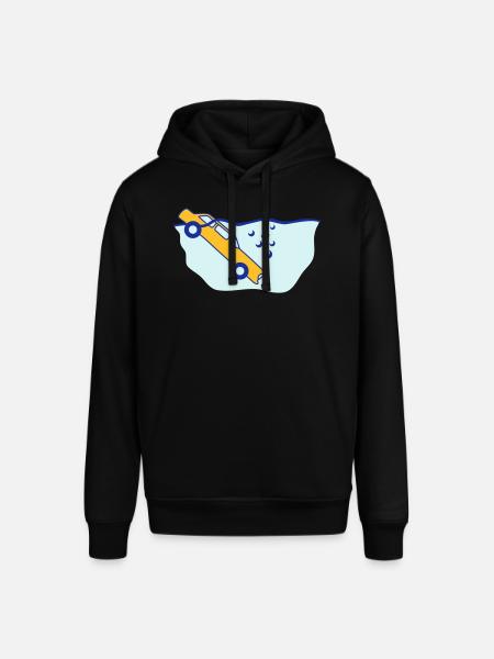 Diving Car - Stanley/Stella Unisex Hoodie SOUNDER - Schwarz