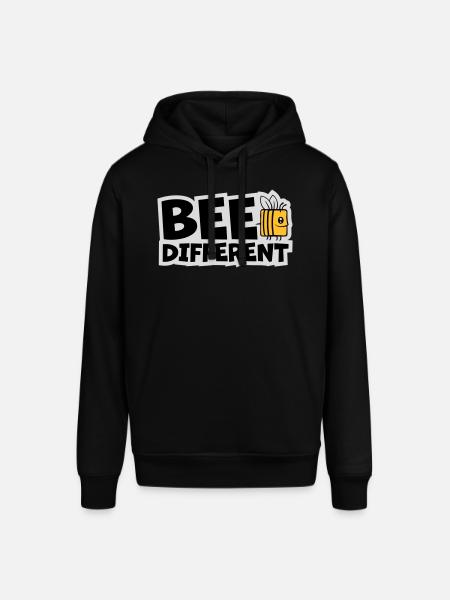 bee citation différente - Sweat à capuche SOUNDER Stanley/Stella Unisexe - noir