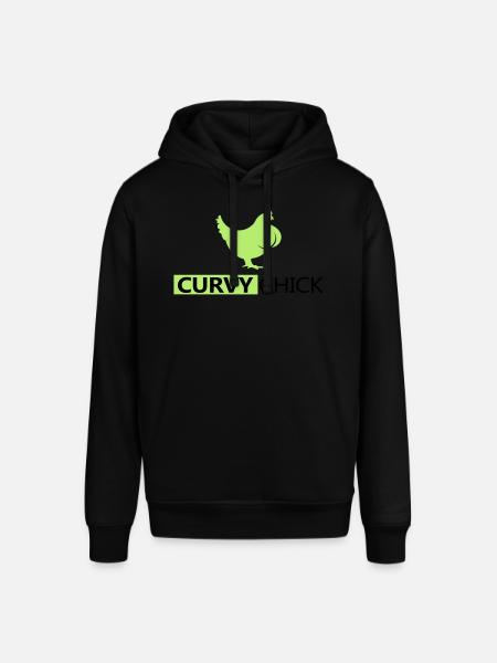 Curvy Chick - Stanley/Stella SOUNDER Unisex Hoodie - black