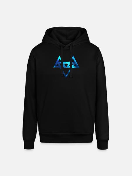 Neffex 3D Blue Logo 1 - Stanley/Stella SOUNDER Unisex Hoodie - black