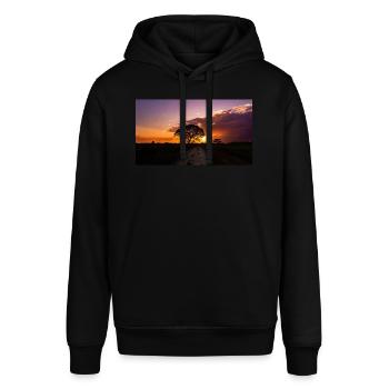 Sonnenuntergang in Venezuela - Stanley/Stella Unisex Hoodie SOUNDER - Schwarz - Vorne - Alina (178cm) & Michal (187cm)