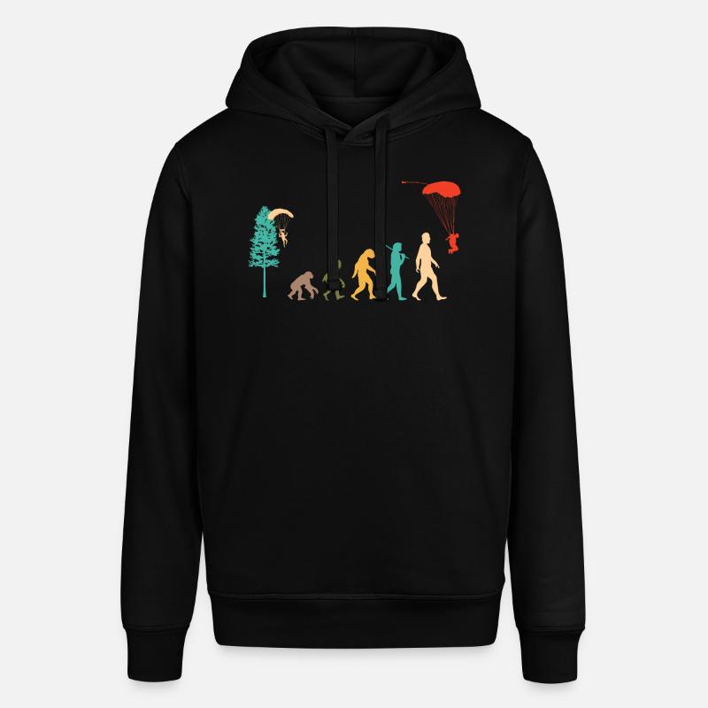 Skydive Evolution: Skydiver Design - Sweat à capuche SOUNDER Stanley/Stella Unisexe - noir