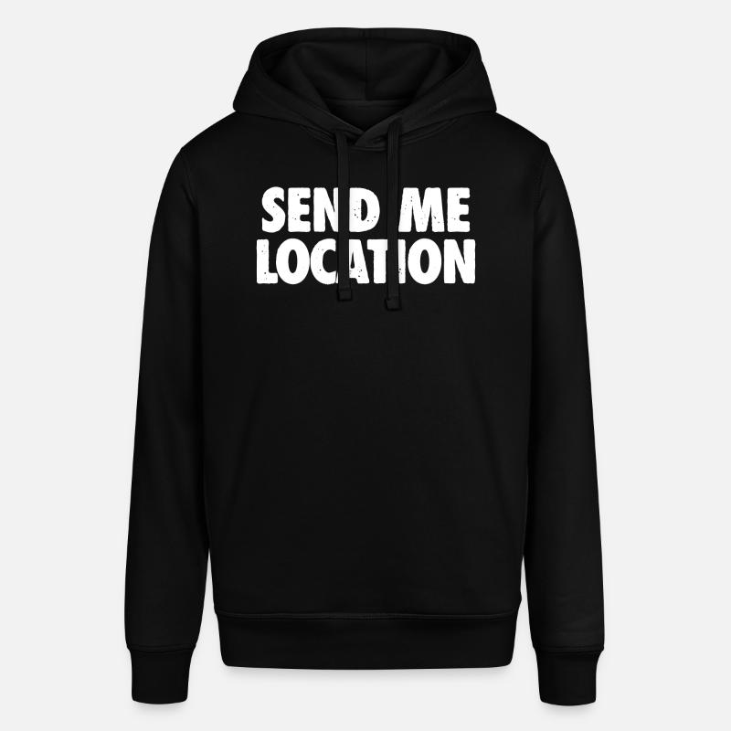 Envoyez-moi l’emplacement - Cool Meme - Sweat à capuche SOUNDER Stanley/Stella Unisexe - noir