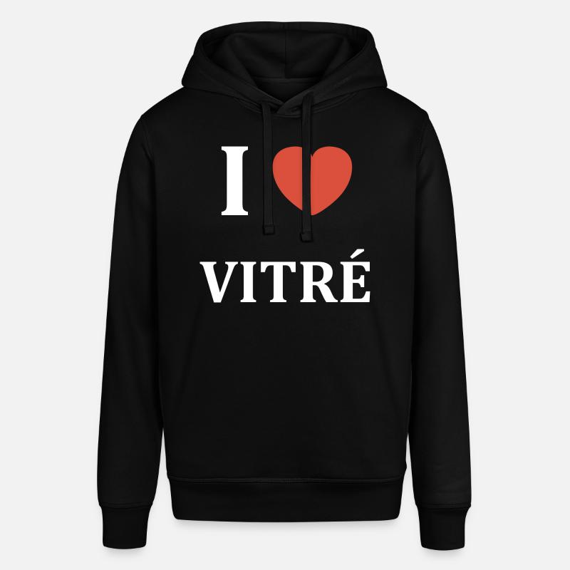 i love Vitré - Sweat à capuche SOUNDER Stanley/Stella Unisexe - noir