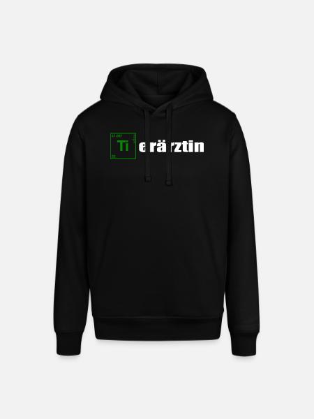 Tierärztin white - Stanley/Stella Unisex Hoodie SOUNDER - Schwarz